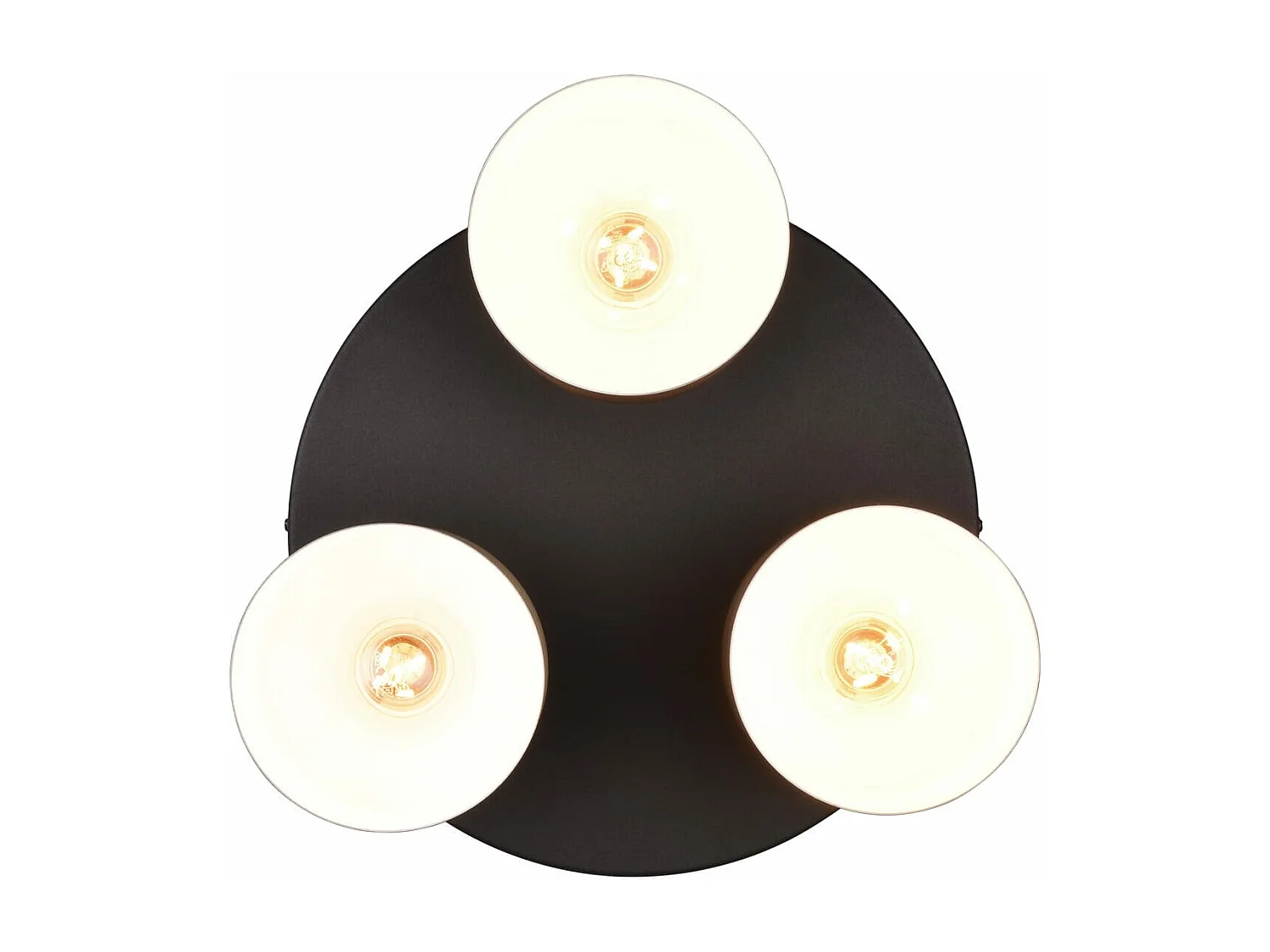 Plafoniera 3 diffusori, metallo, multicolor, 30x24 cm, Agudo