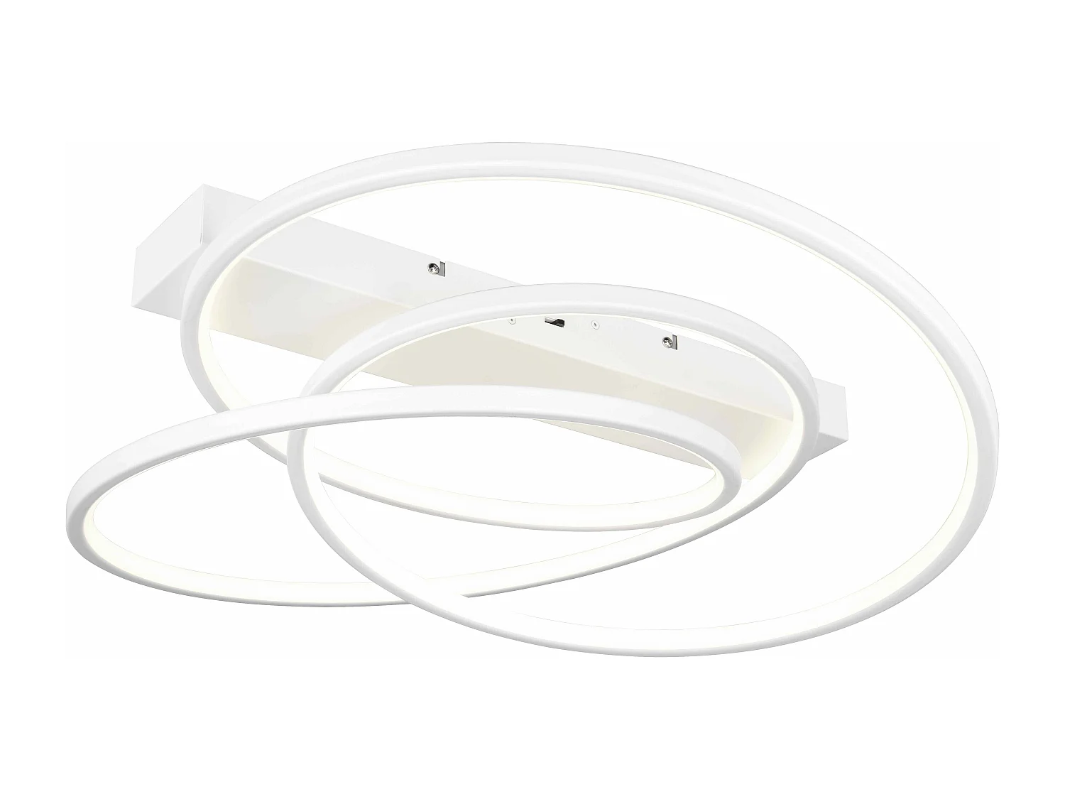 Plafoniera LED, metallo, bianco, D 65 cm, Darvin