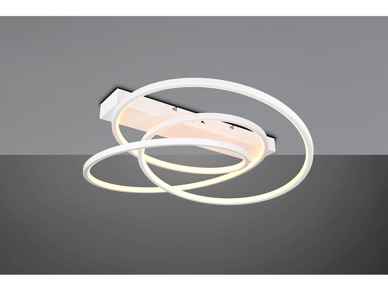 Plafoniera LED, metallo, bianco, D 65 cm, Darvin