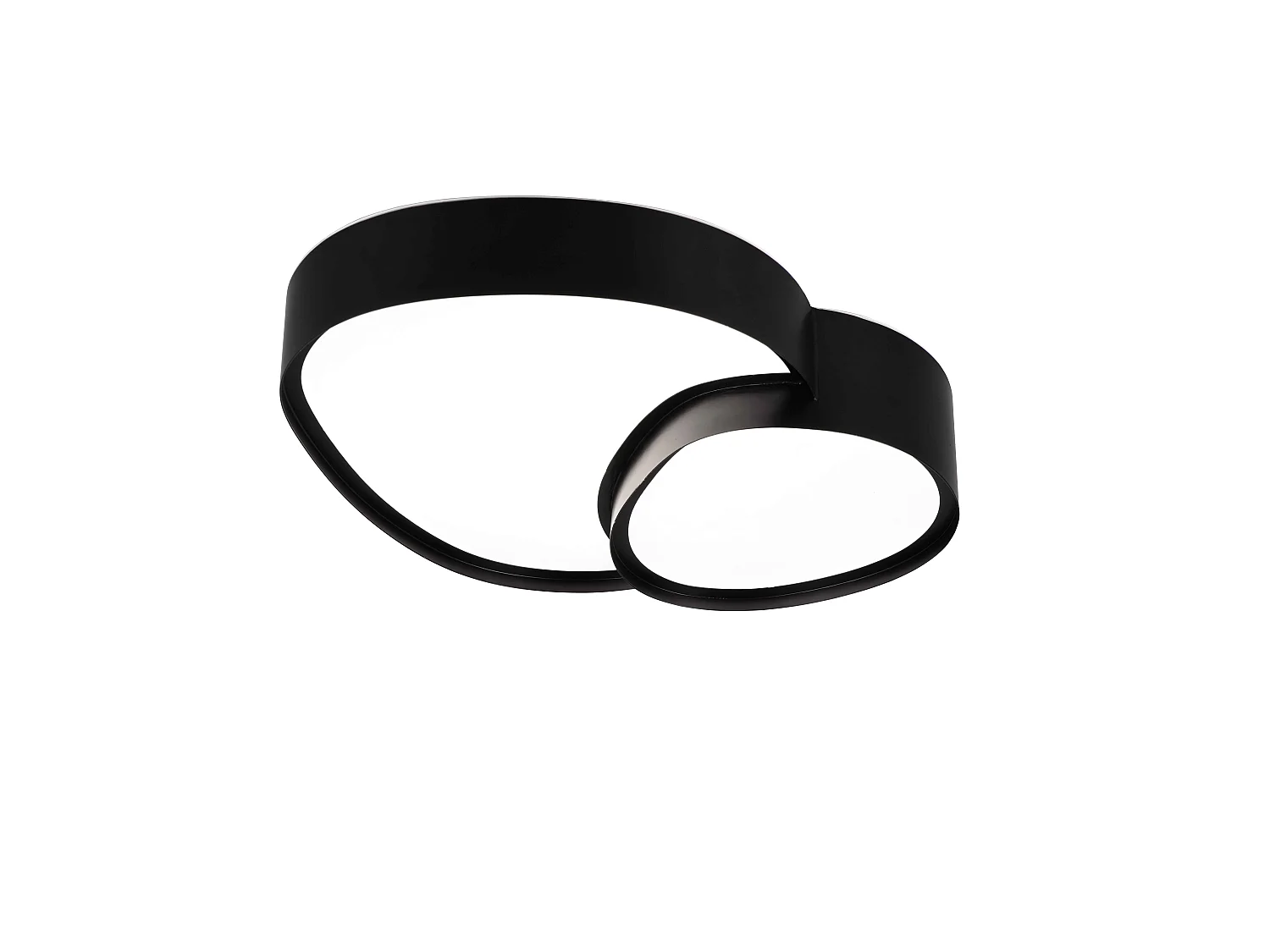 Plafondlamp RISE - 0x0x11.5 cm - Zwart