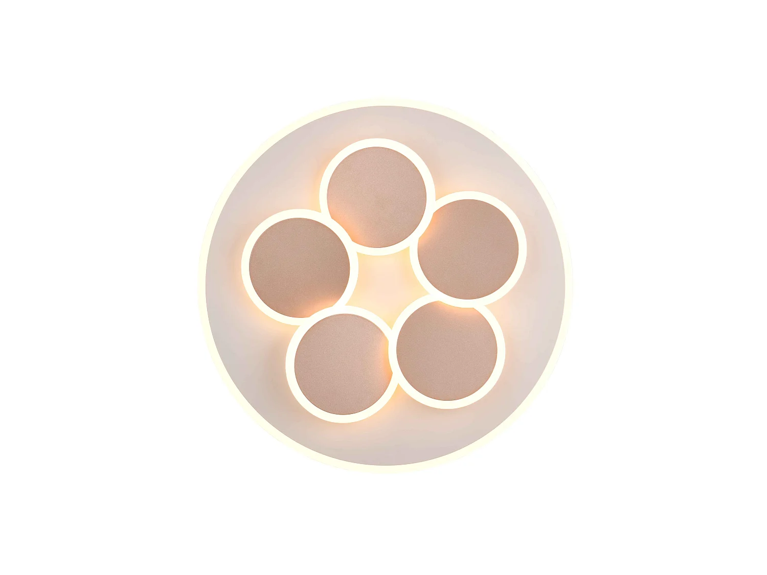 Plafondlamp MANDALA - 49x49x7.5 cm - Grijs