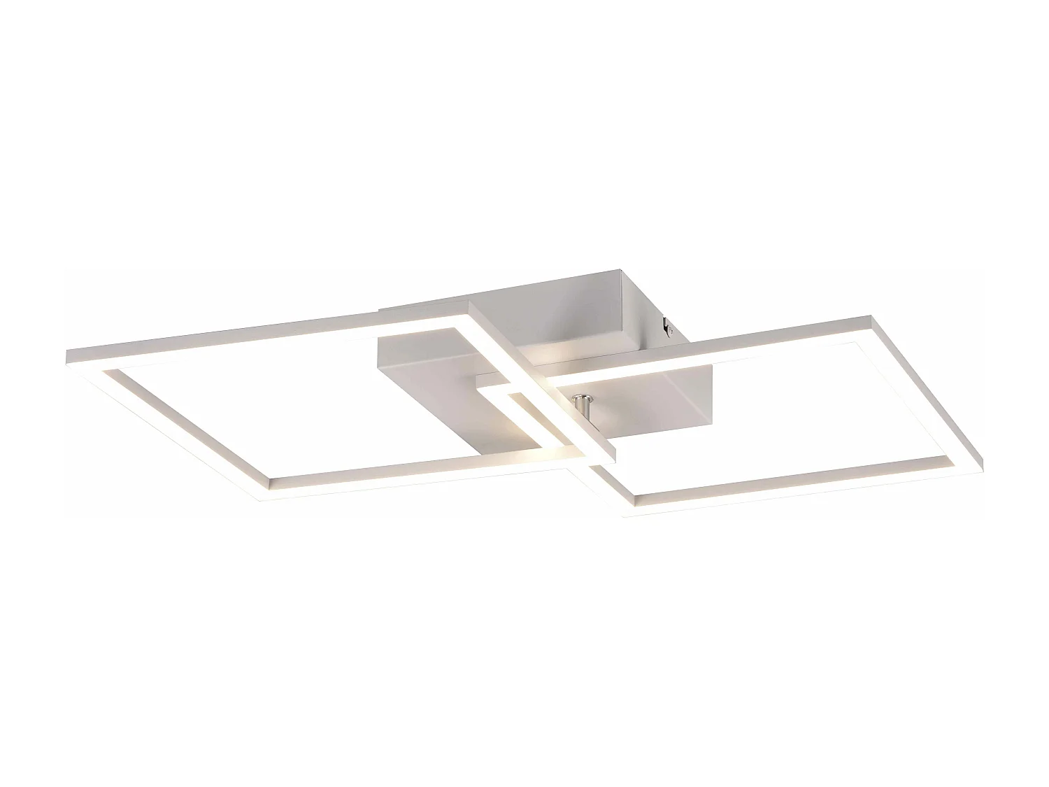 Plafoniera/Applique LED, metallo, bianco, L 44,6 cm, Trail