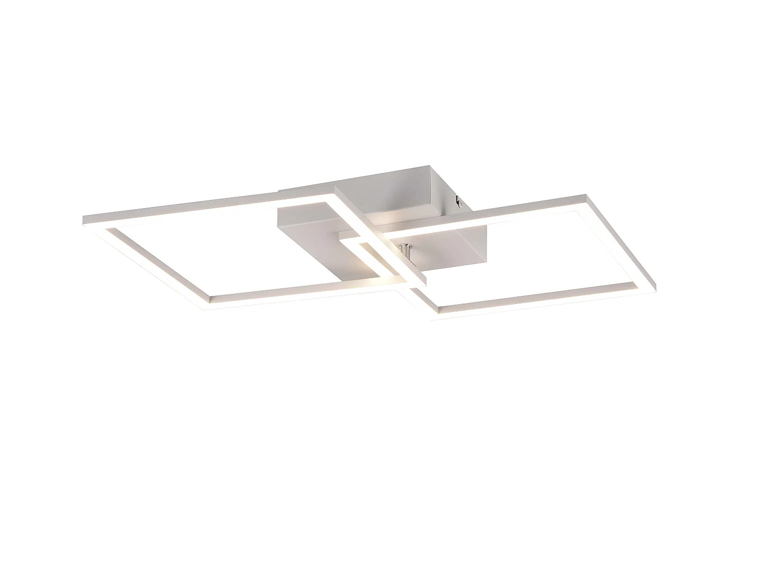 Plafoniera/Applique LED, metallo, bianco, L 44,6 cm, Trail