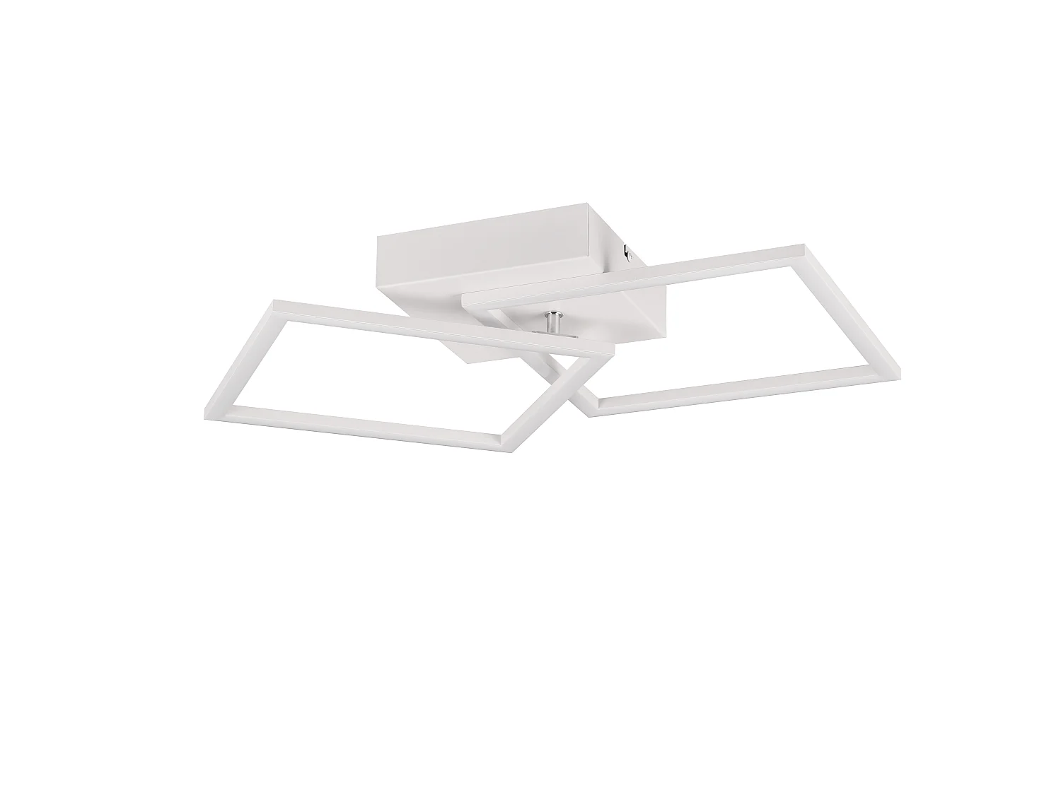 Plafoniera/Applique LED, metallo, bianco, L 44,6 cm, Trail