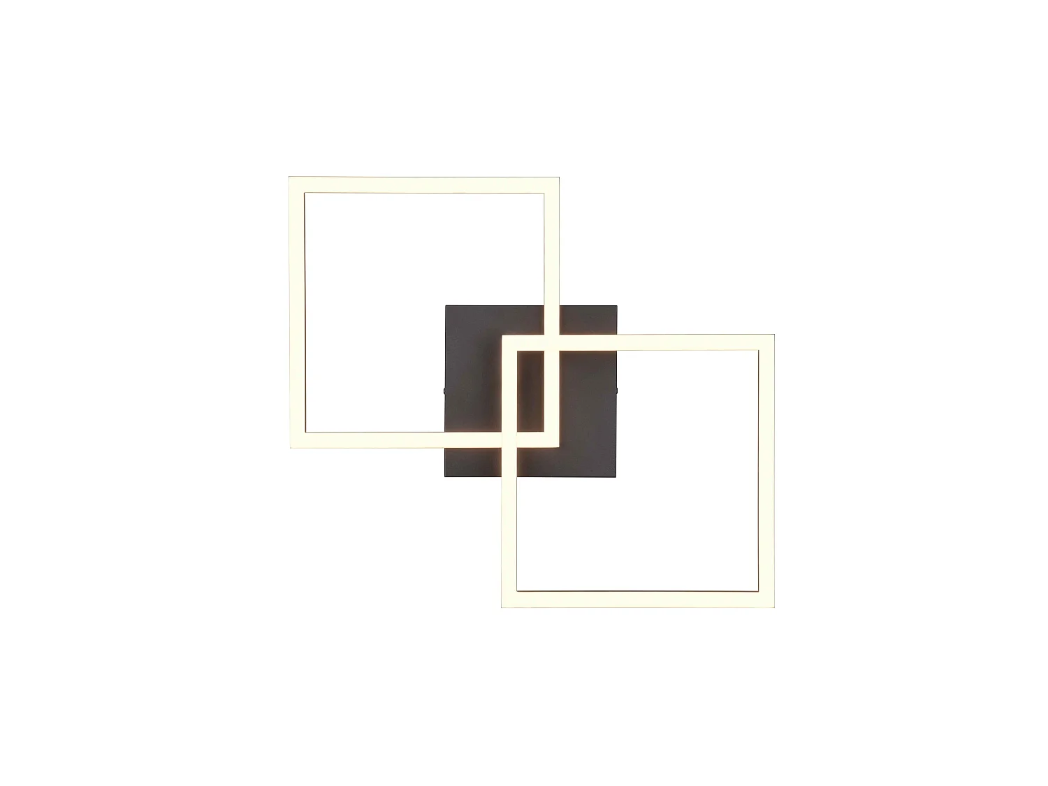 Plafondlamp TRAIL - 0x0x7 cm - Zwart