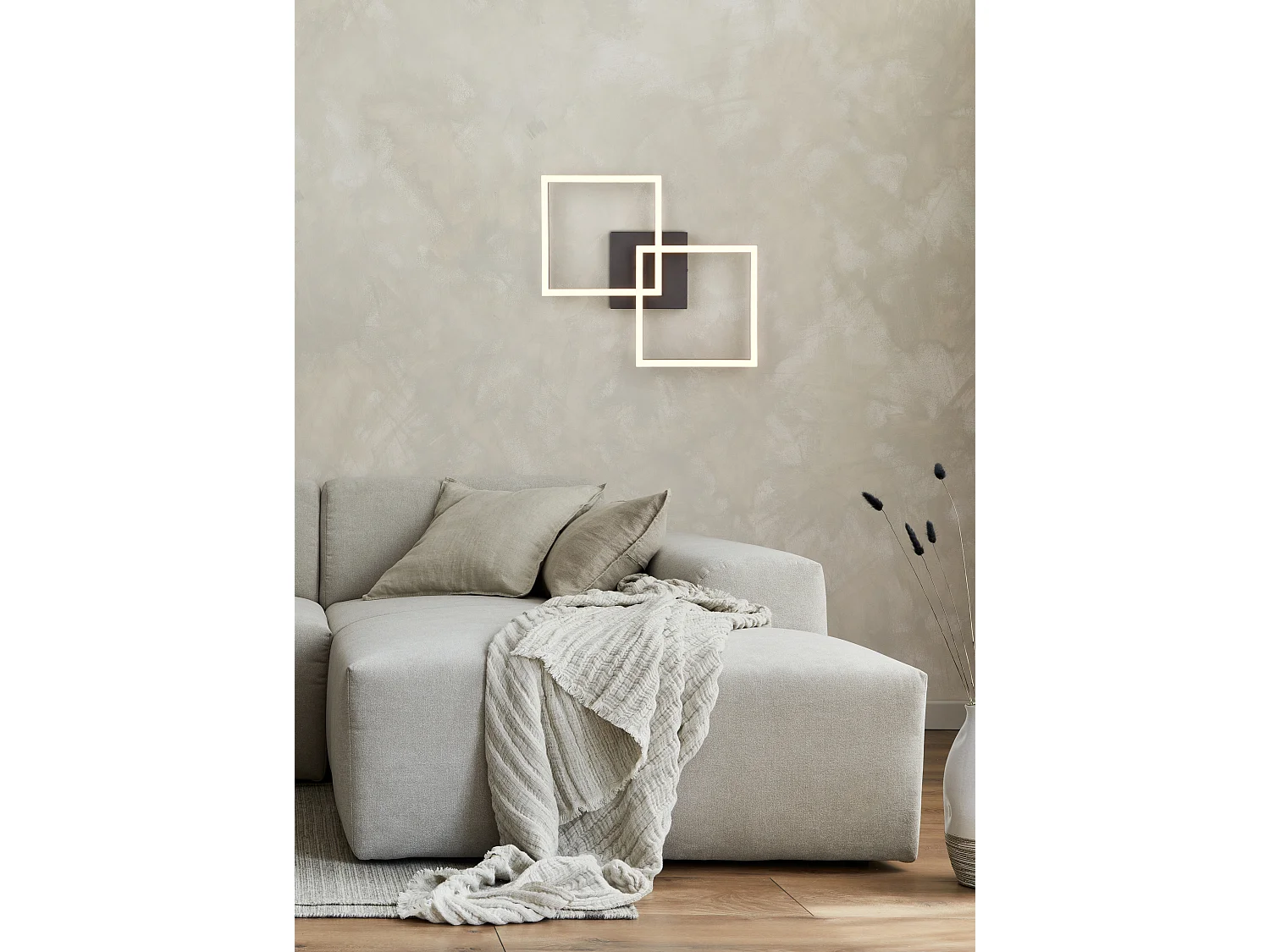 Plafondlamp TRAIL - 0x0x7 cm - Zwart