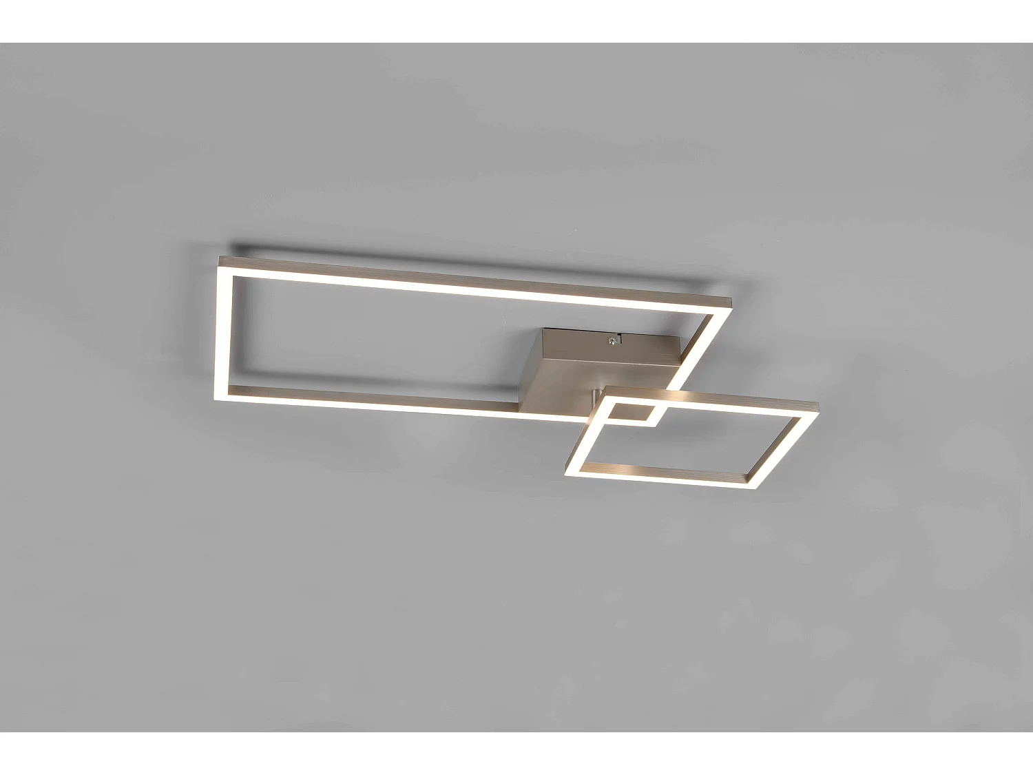 Plafoniera LED con snodo, metallo, acciaio, L 63 cm, Padella