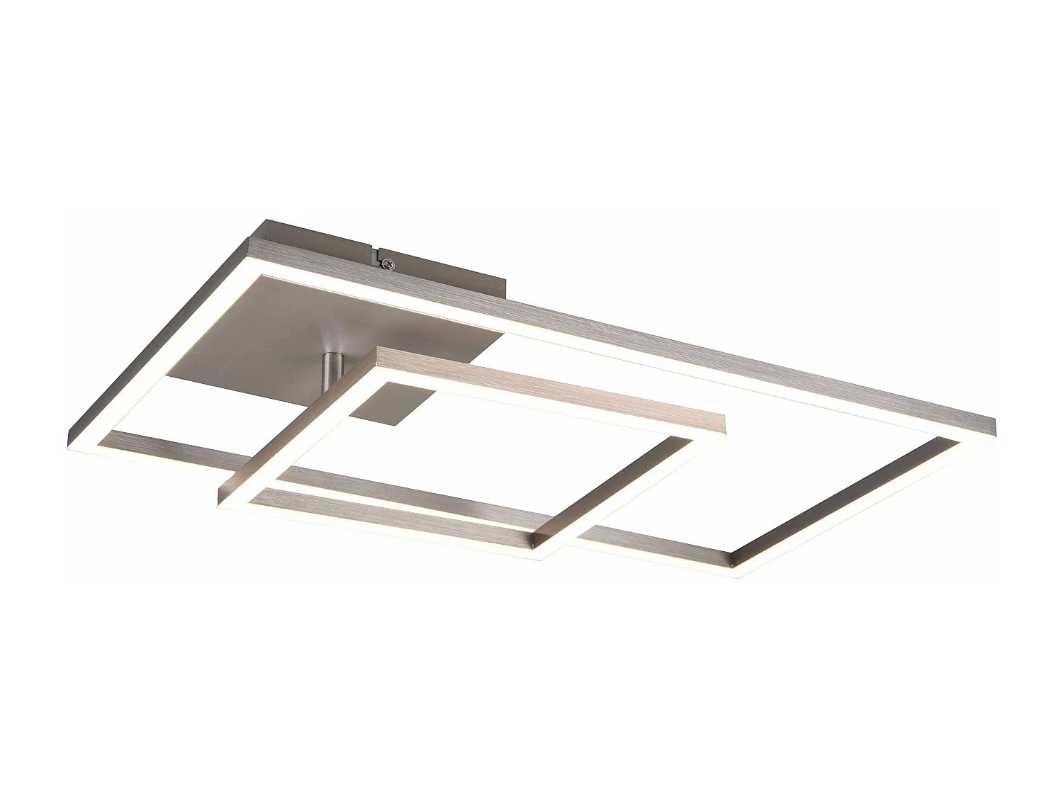 Plafoniera LED con snodo, metallo, acciaio, L 63 cm, Padella