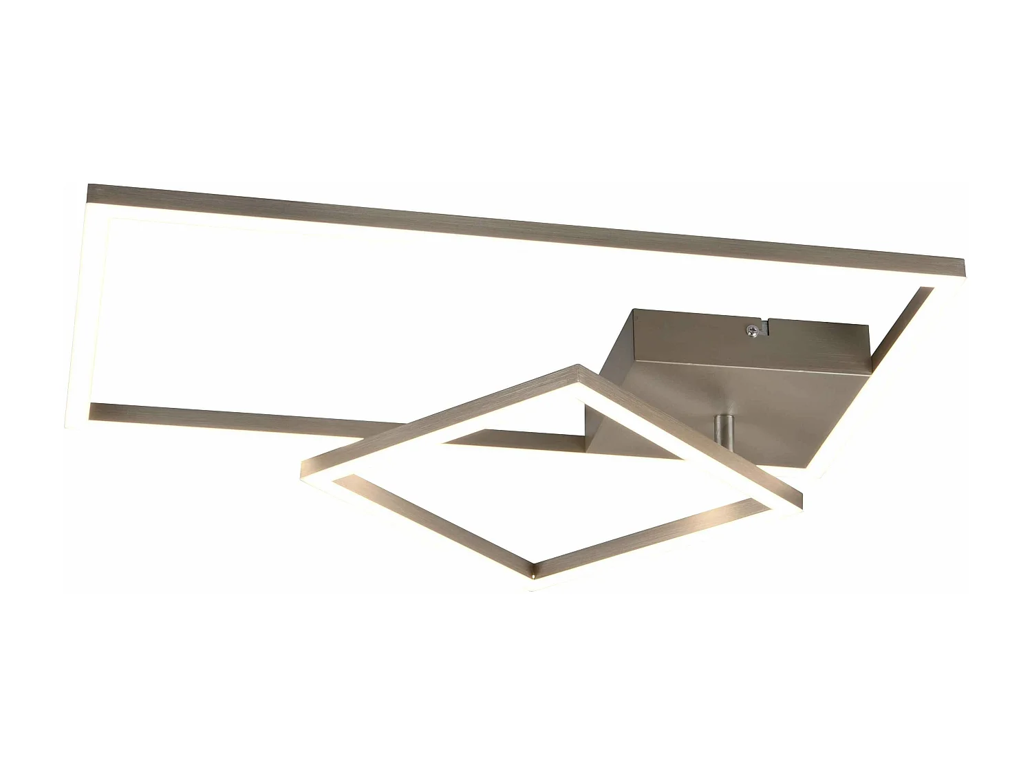 Plafoniera LED con snodo, metallo, acciaio, L 63 cm, Padella