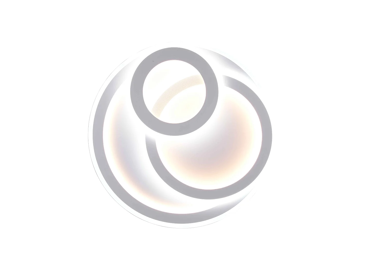 Plafondlamp MITA - 51x51x7 cm - Wit