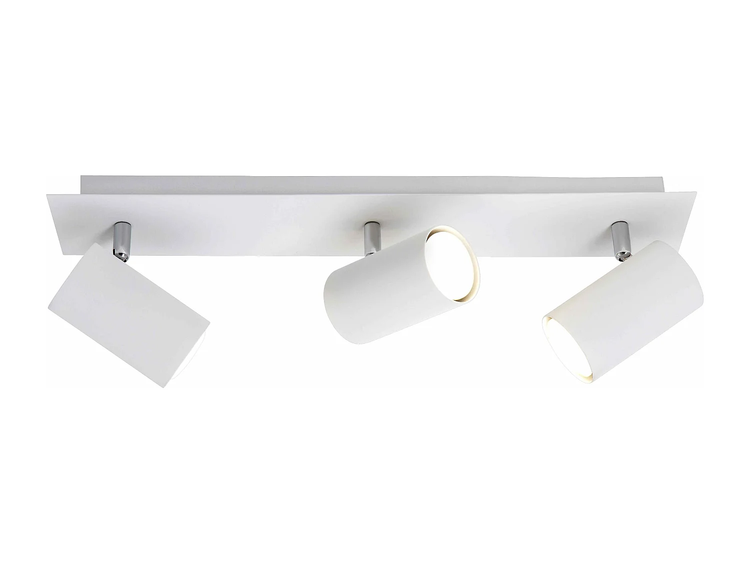 Barra 3 spots cilindro, acciaio, bianco,48 cm, Marley