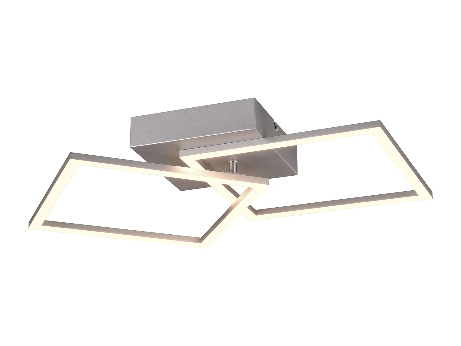 Plafoniera/Applique LED, metallo, alluminio, L 44,6 cm, Trail