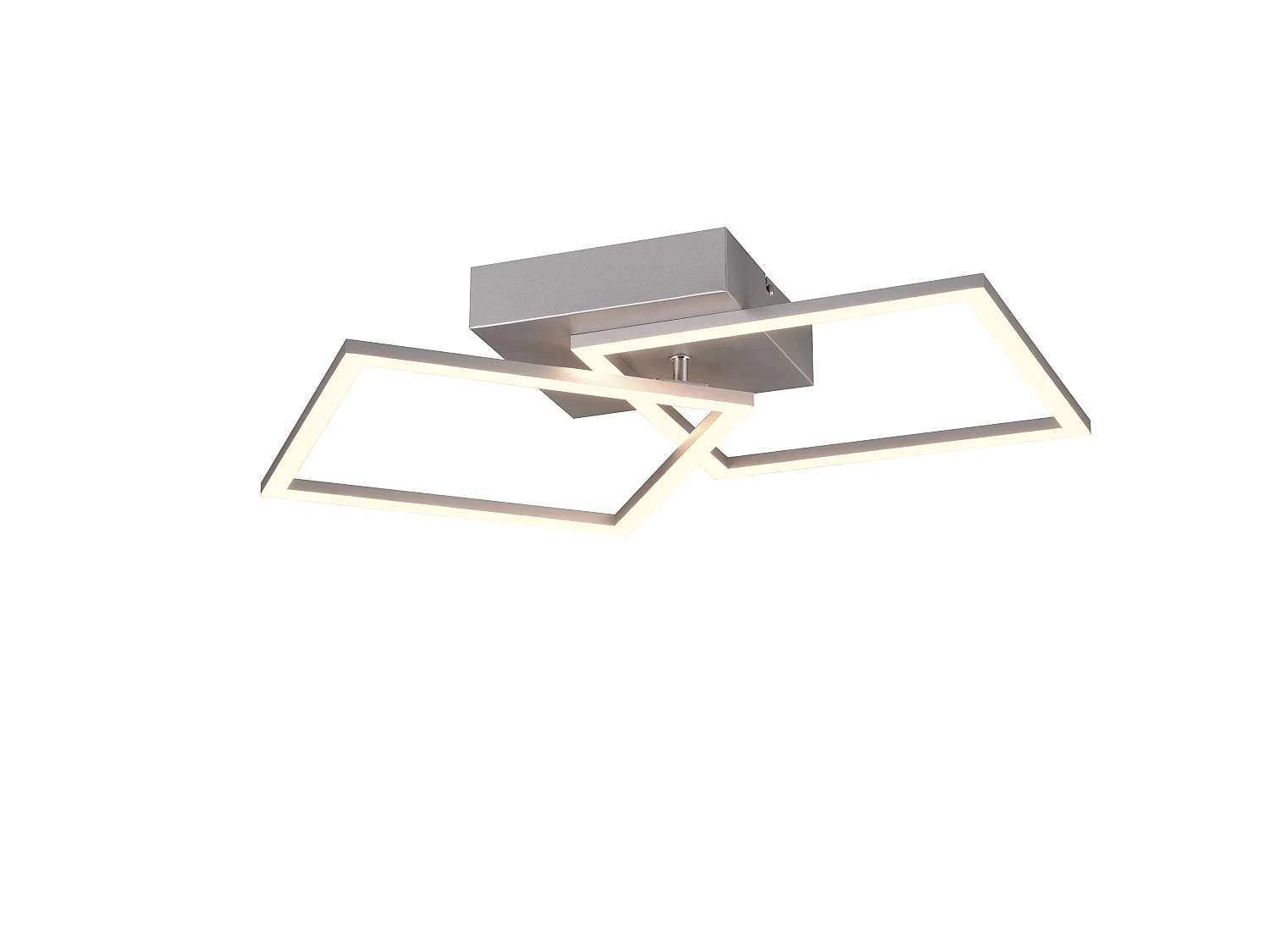 Plafoniera/Applique LED, metallo, alluminio, L 44,6 cm, Trail