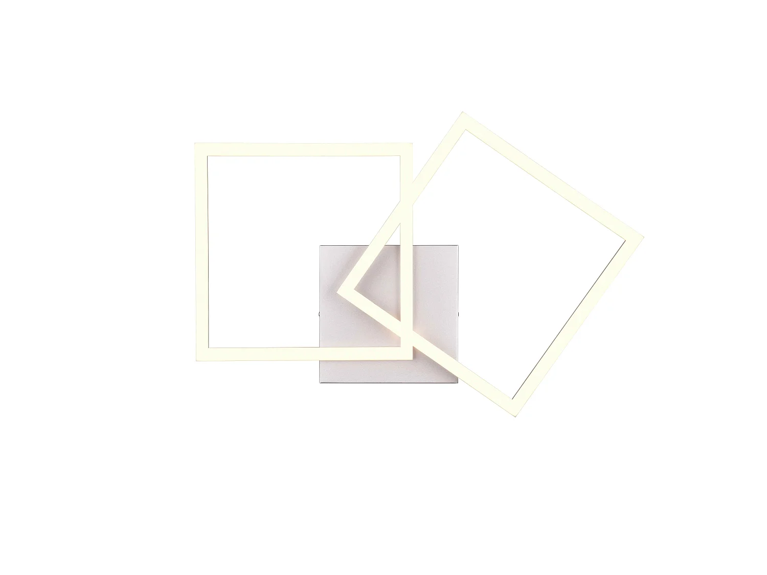 Plafoniera/Applique LED, metallo, alluminio, L 44,6 cm, Trail