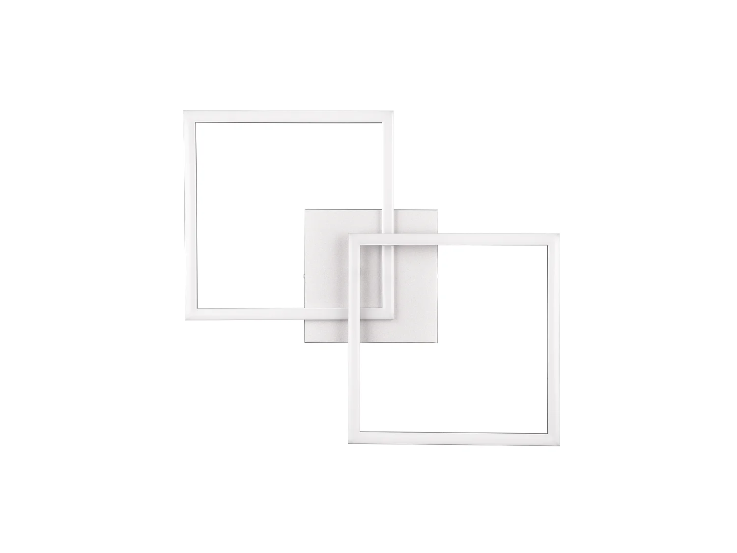 Plafoniera/Applique LED, metallo, alluminio, L 44,6 cm, Trail