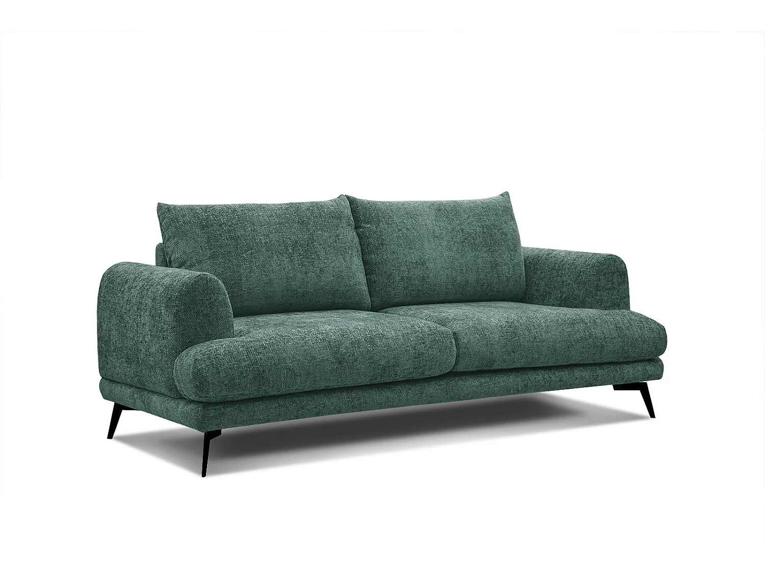 ADRIA Sofa 2,5-Sitzer, smaragdgrün