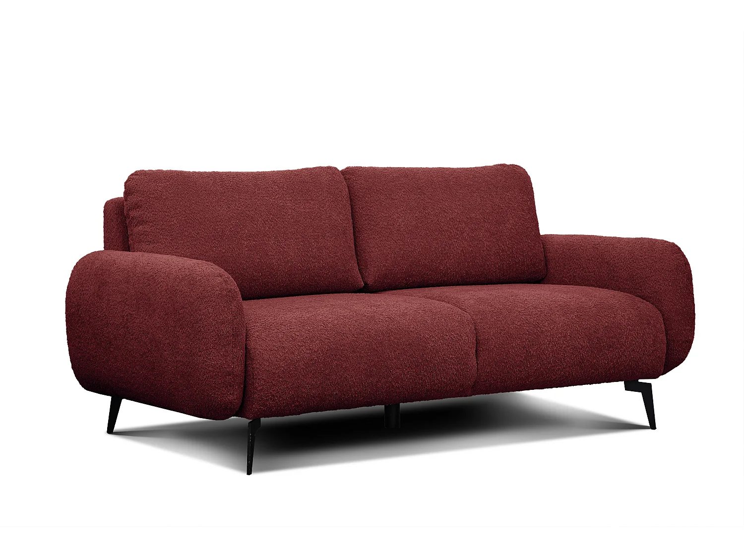 FEBE Sofa 3-Sitzer, bordeaux