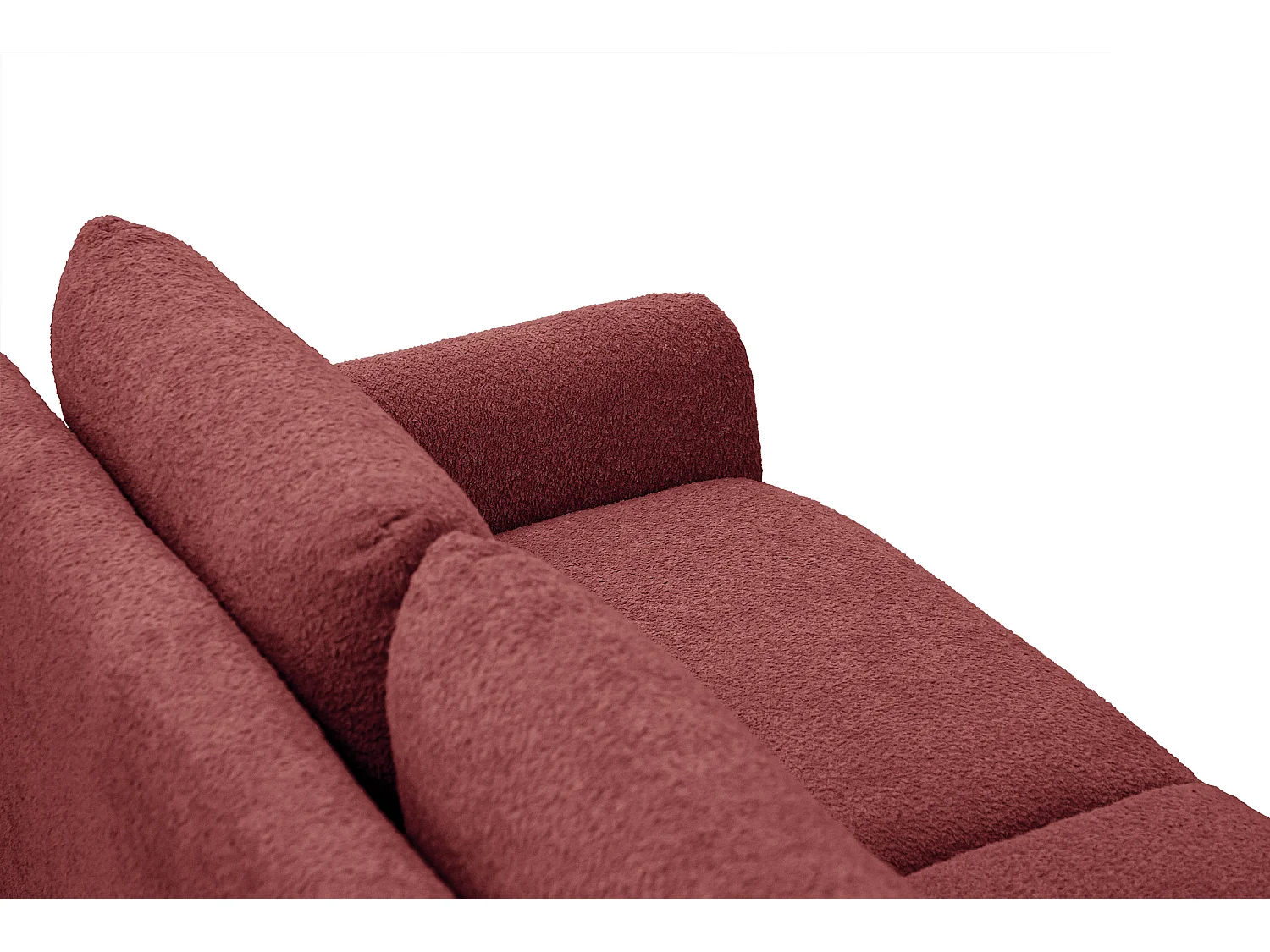FEBE Sofa 3-Sitzer, bordeaux