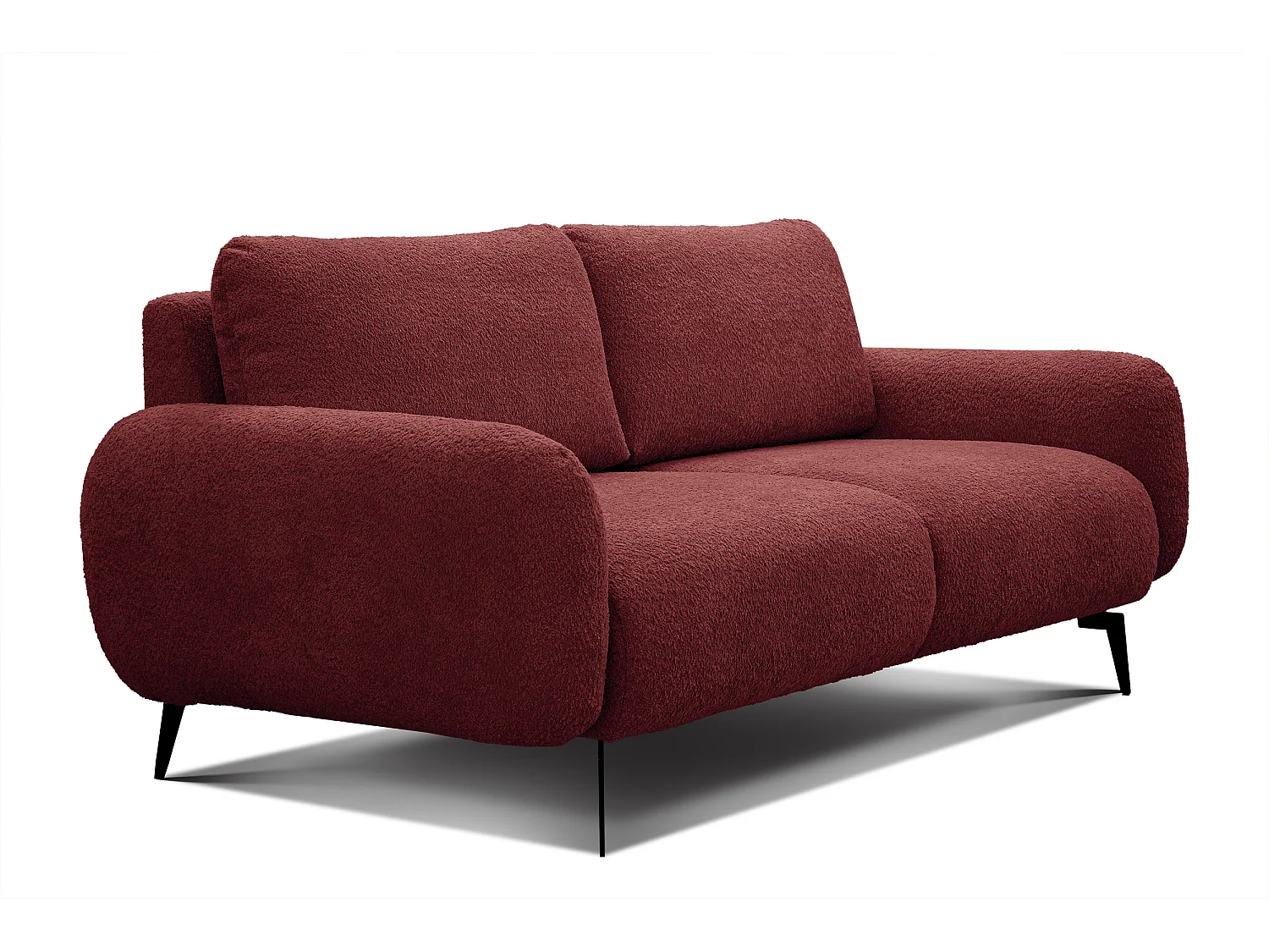 FEBE Sofa 3-Sitzer, bordeaux