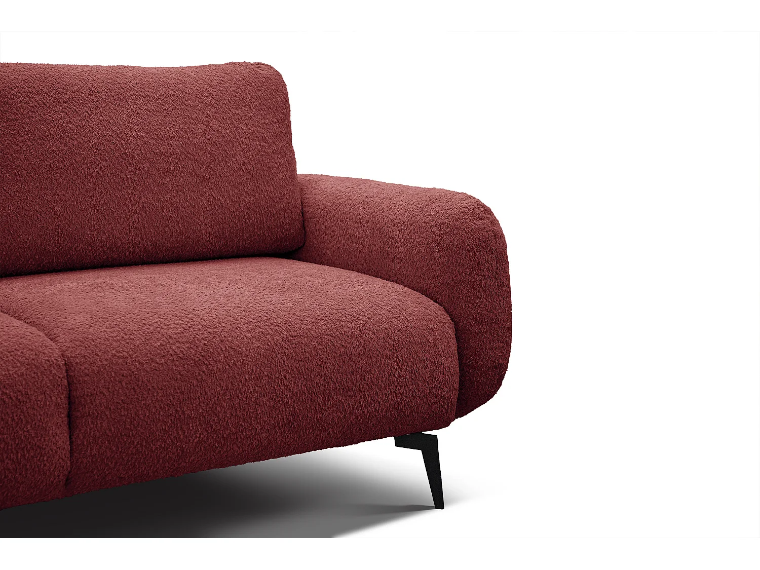 FEBE Sofa 3-Sitzer, bordeaux