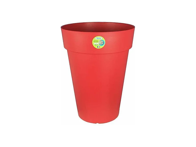 Pot de fleurs Soleilla - Rond Ø 50 x 66 cm - Rouge