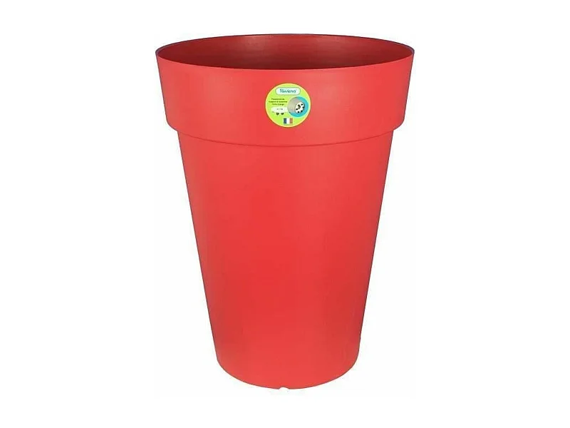 Pot de fleurs Soleilla - Rond Ø 50 x 66 cm - Rouge