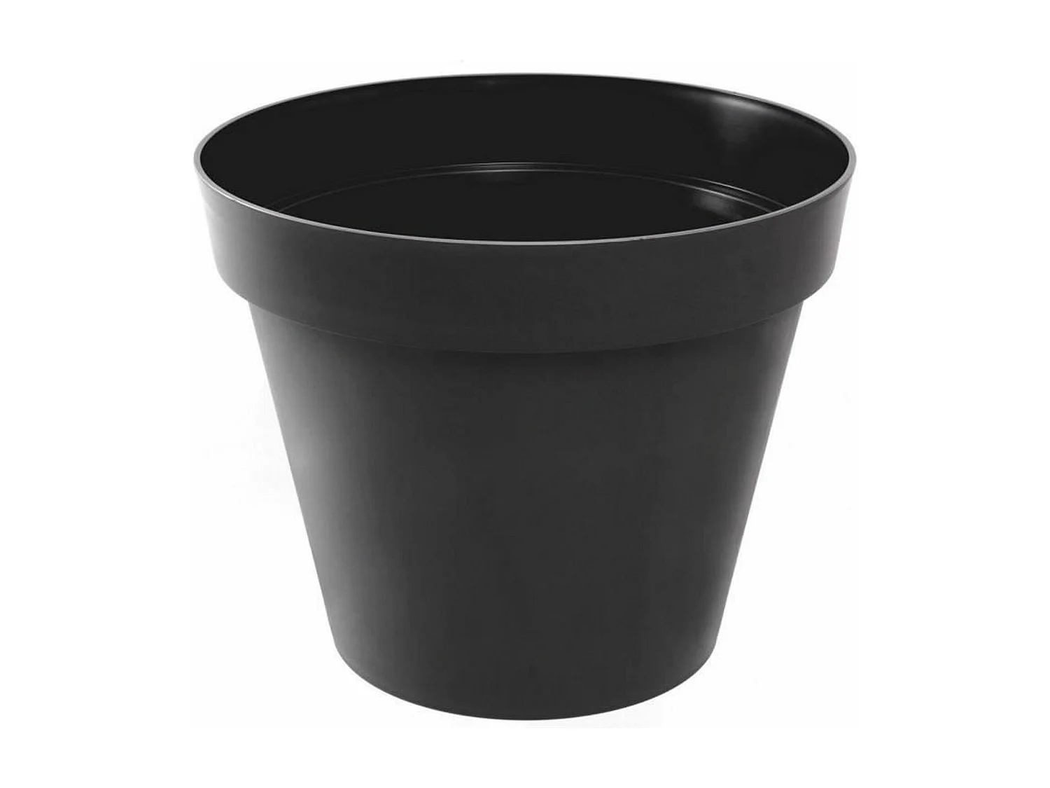 Pot de fleur rond Toscane Ø 30 x Hauteur 26 cm - 10 L - Gris anthracite