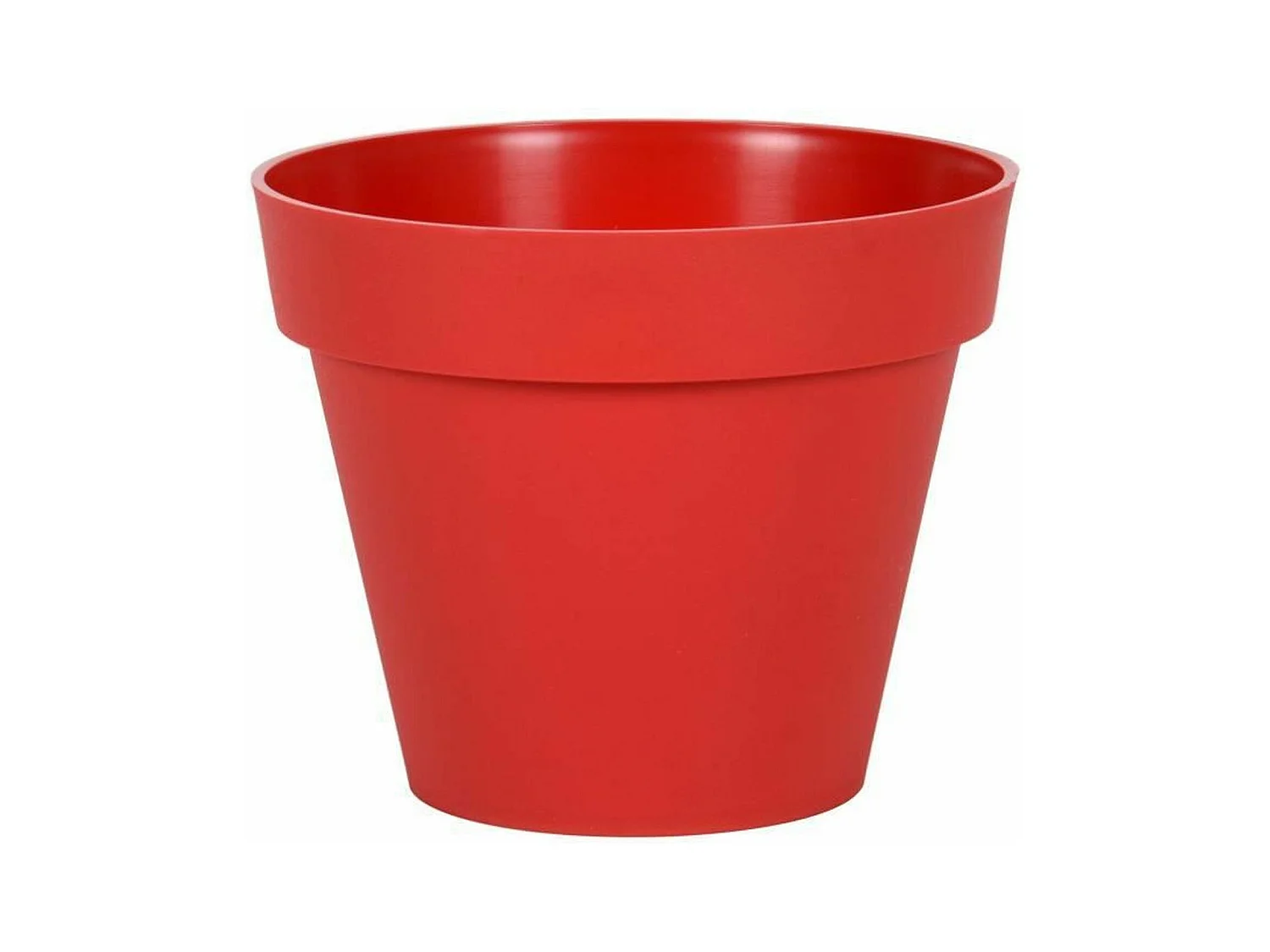 Pot de fleur rond Toscane Ø 30 x Hauteur 26 cm - 10 L - Rouge rubis
