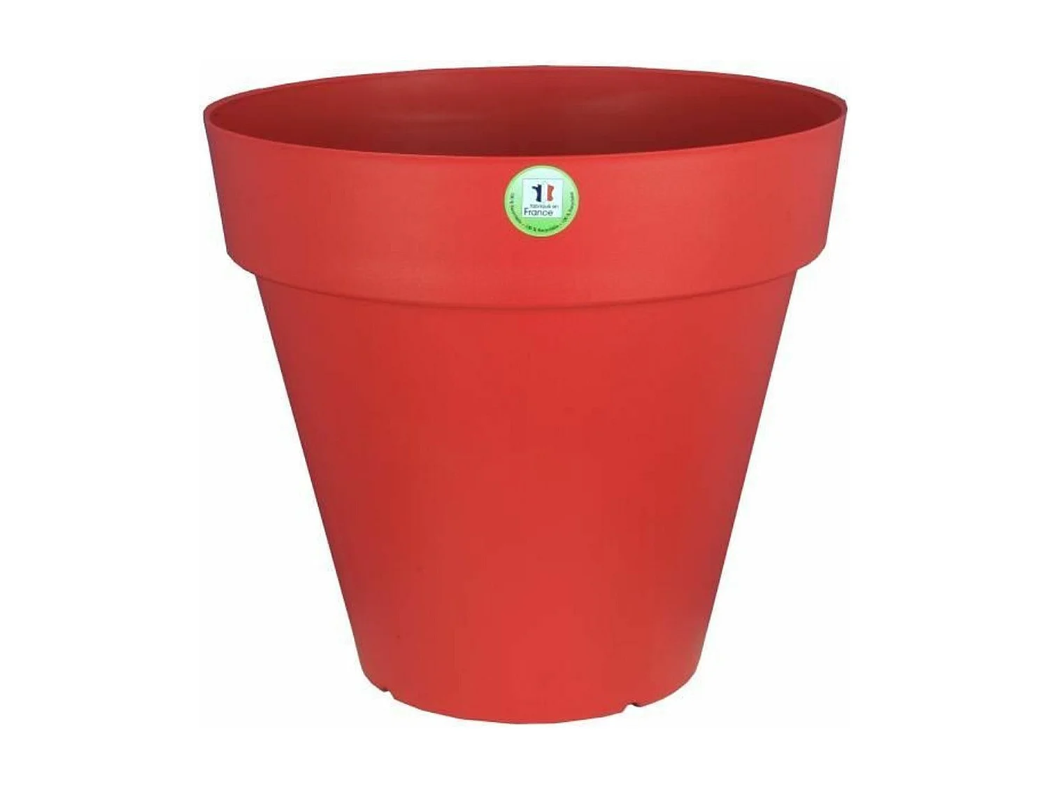 Pot de fleurs Soleilla - Rond Ø 49 x 44,8 cm - Rouge