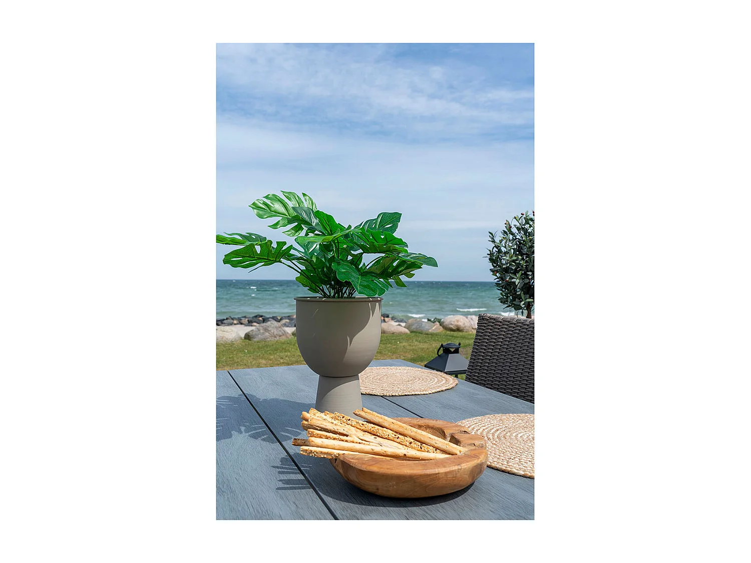 Künstliche Pflanze, Monstera, Grün, 45 cm