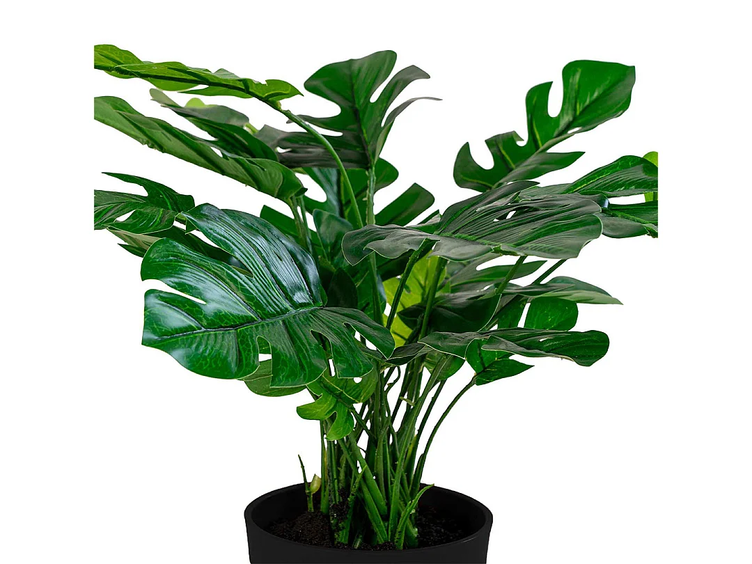 Monstera plante artificielle H45 cm verte.