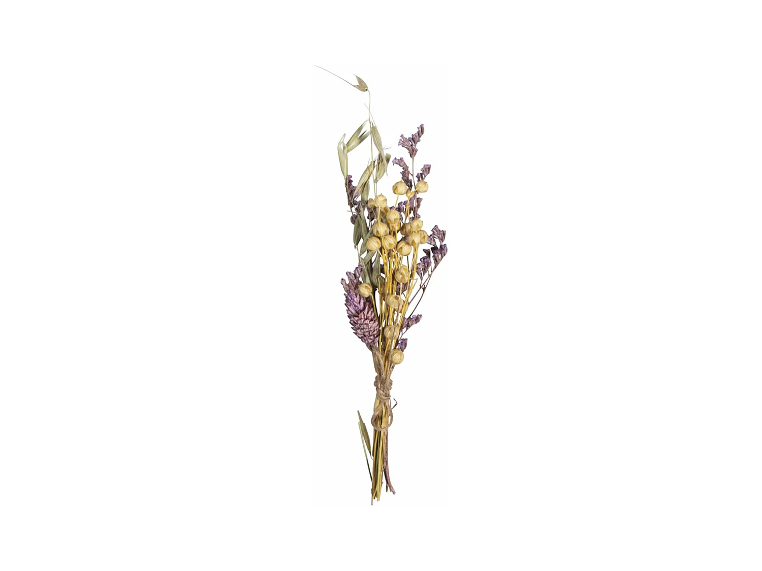 Bouquet de fleurs séchées lilas