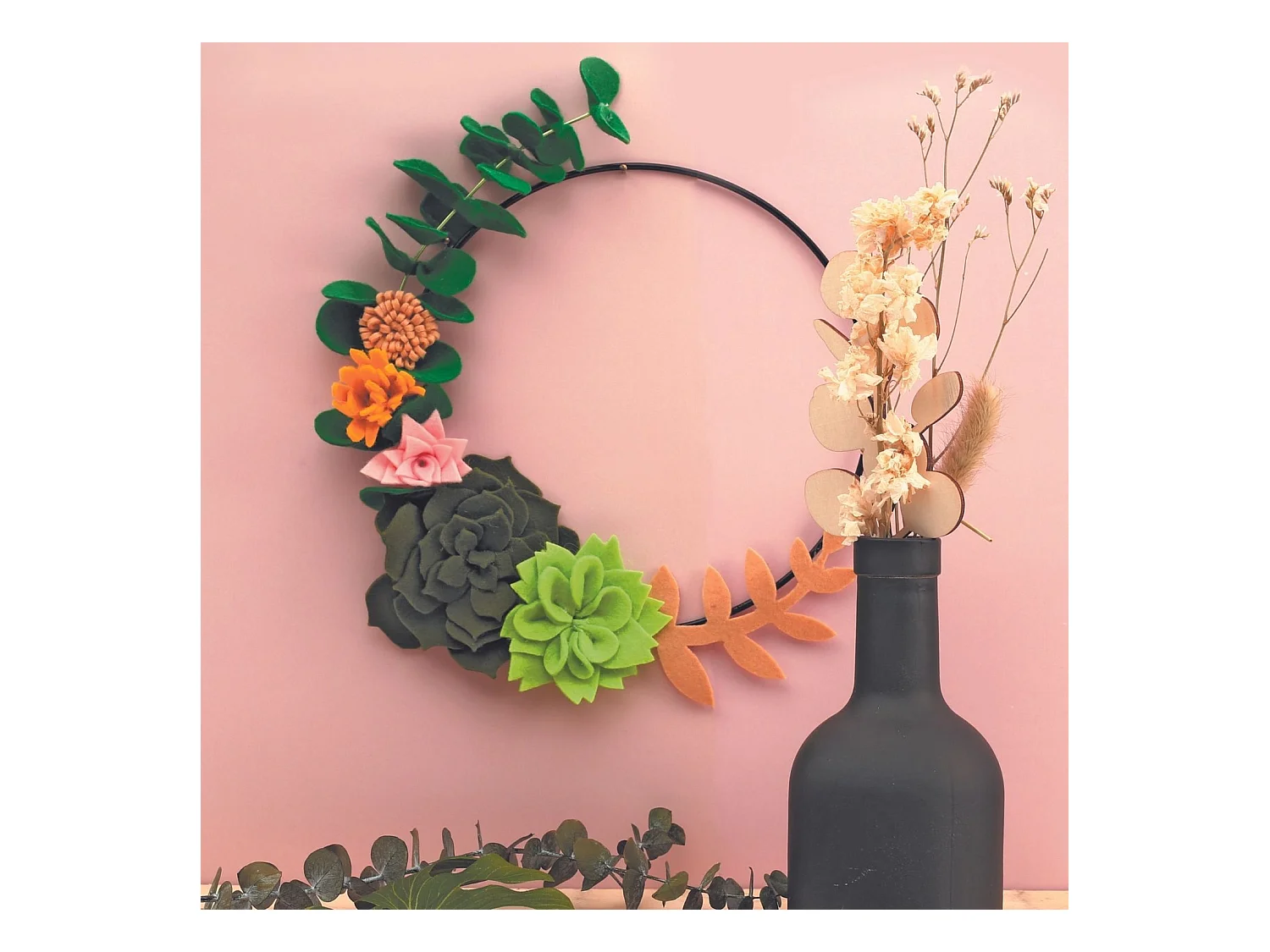 DIYSet Sukkulentenkranz