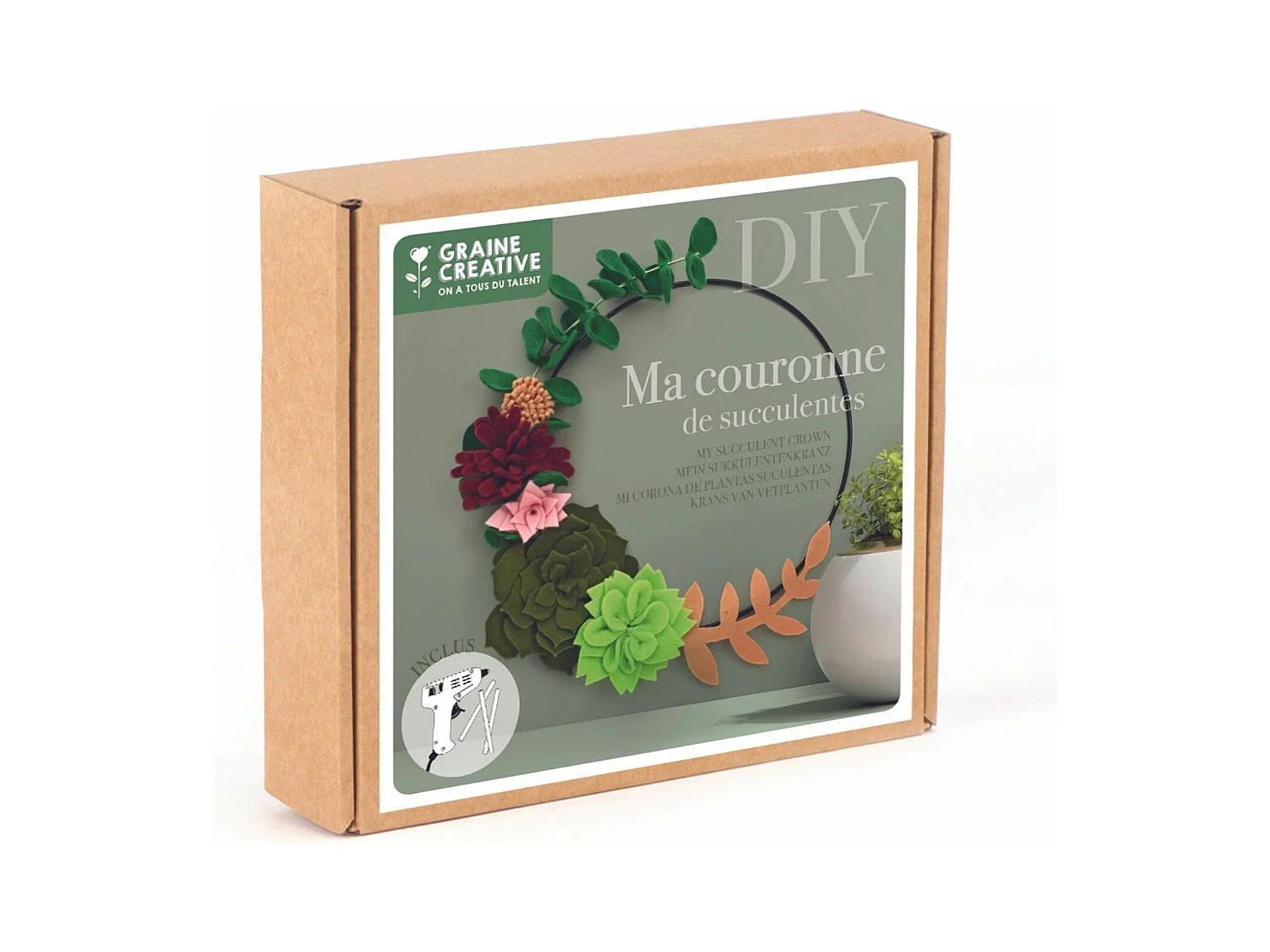 DIYSet Sukkulentenkranz
