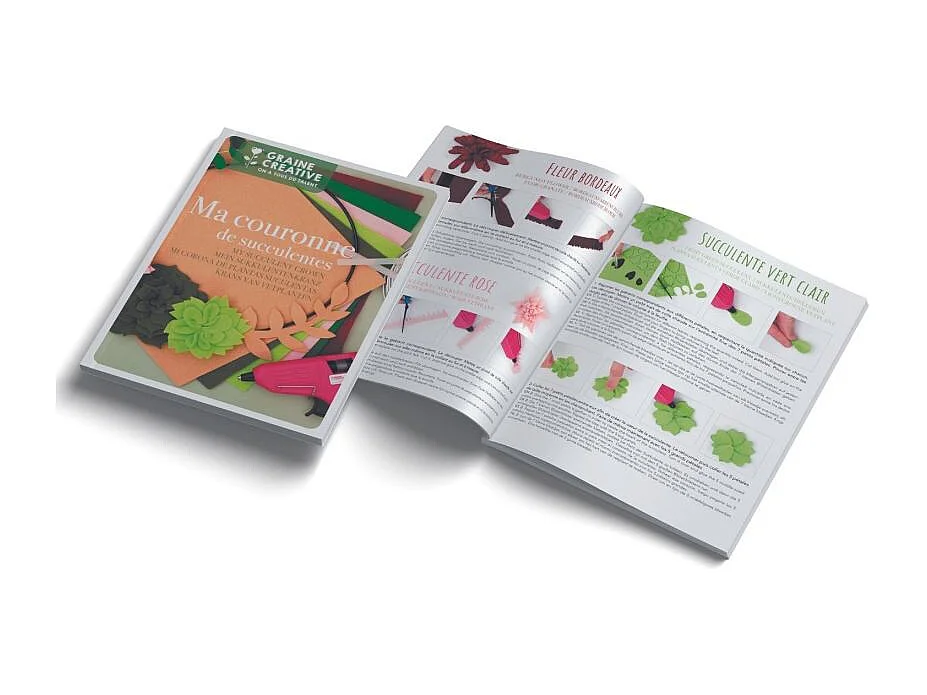 Coffret DIY Couronne de succulentes