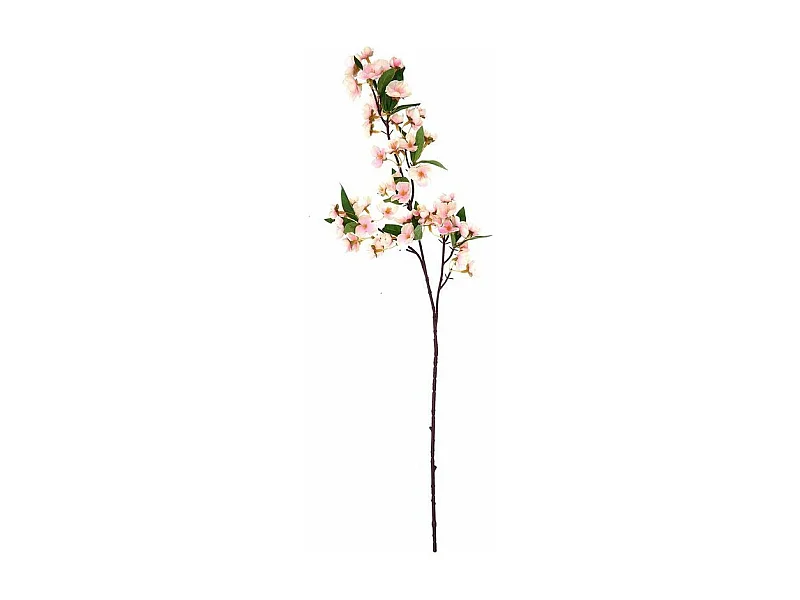 Branche de cerisier rose en fleur - 74 cm