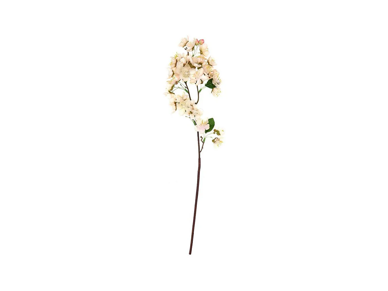 Branche de cerisier blanc en fleur - 57 cm