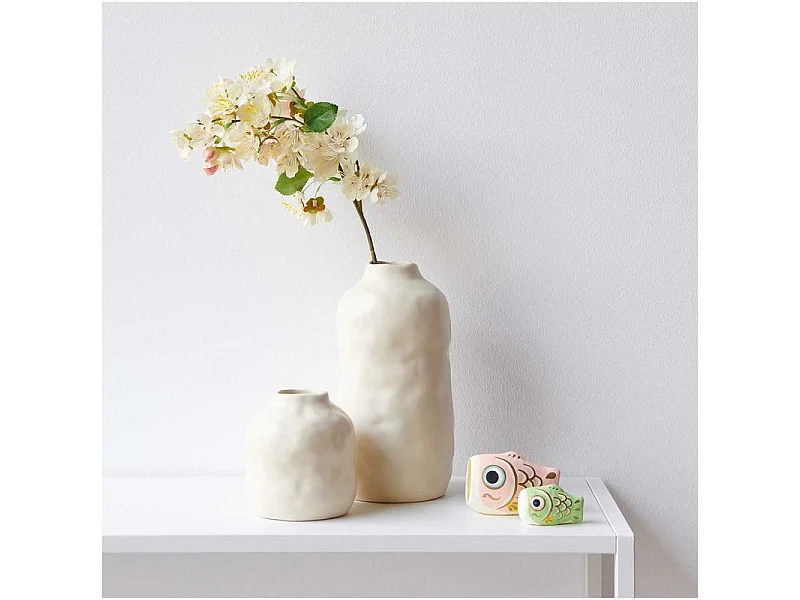 Weißer Kirschzweig in der Blüte, 57 cm