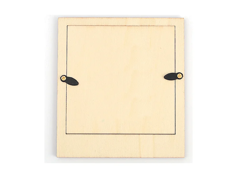 Cadre photo en bois à décorer - Polaroïd - 9,4 x 10 cm