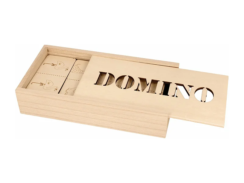 DominoSpiel aus Holz Safari