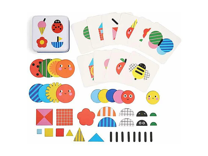 Kinderreisspel - magnetische vormen