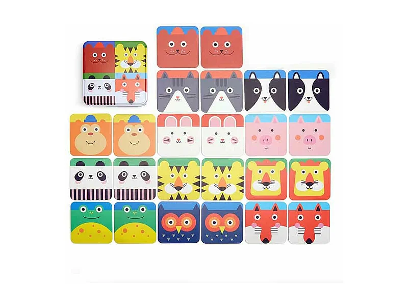 Jeu de voyage Enfant - Memory Animaux