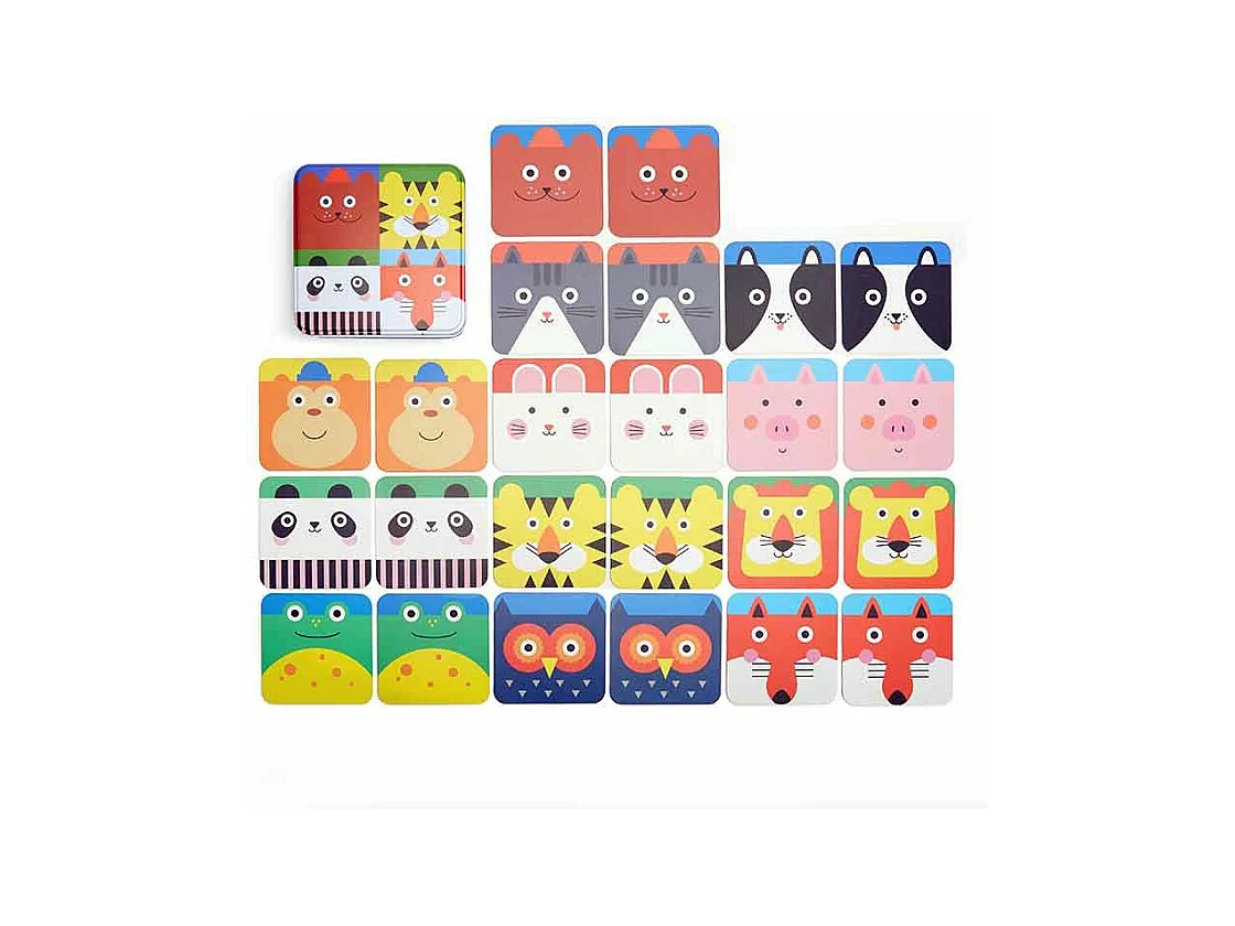 Jeu de voyage Enfant - Memory Animaux
