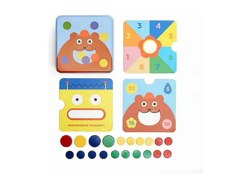 Jeu de voyage Enfant - 3 en 1 - lancer de jetons