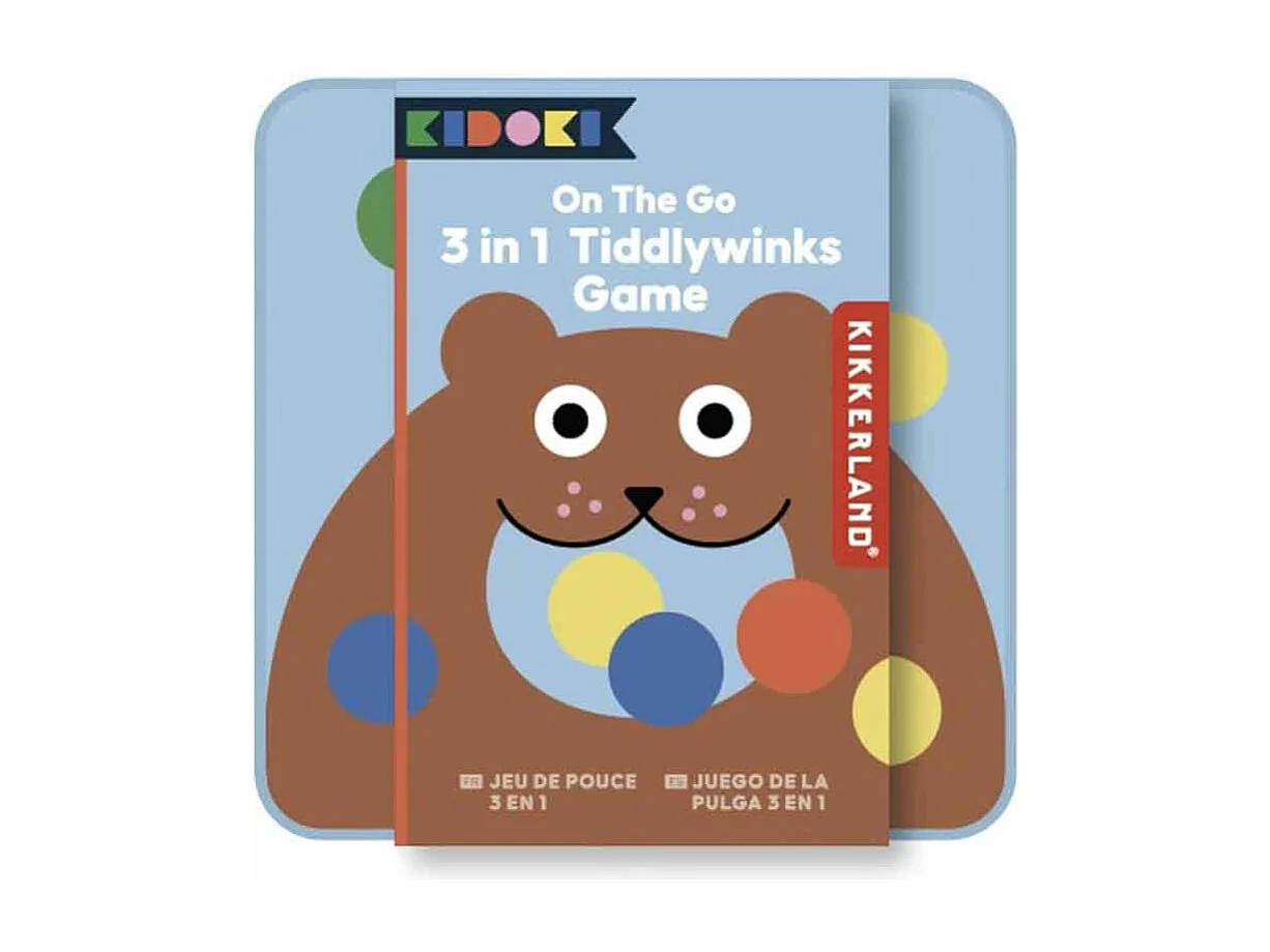 Juego de viaje para niños - 3 en 1 - lanzamiento de fichas