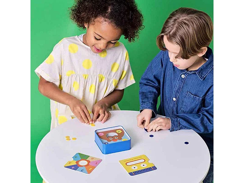 Juego de viaje para niños - 3 en 1 - lanzamiento de fichas