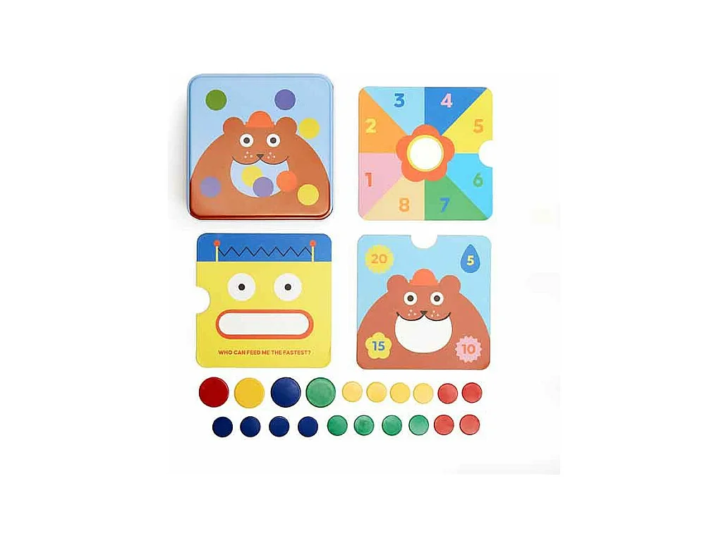 Jeu de voyage Enfant - 3 en 1 - lancer de jetons