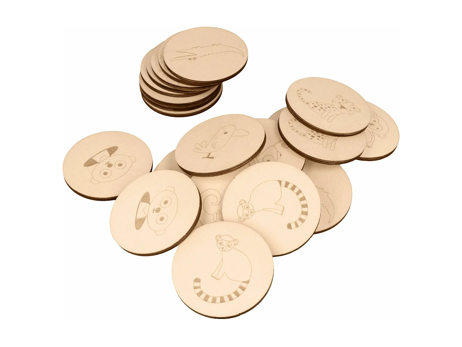 Safari houten geheugenspel