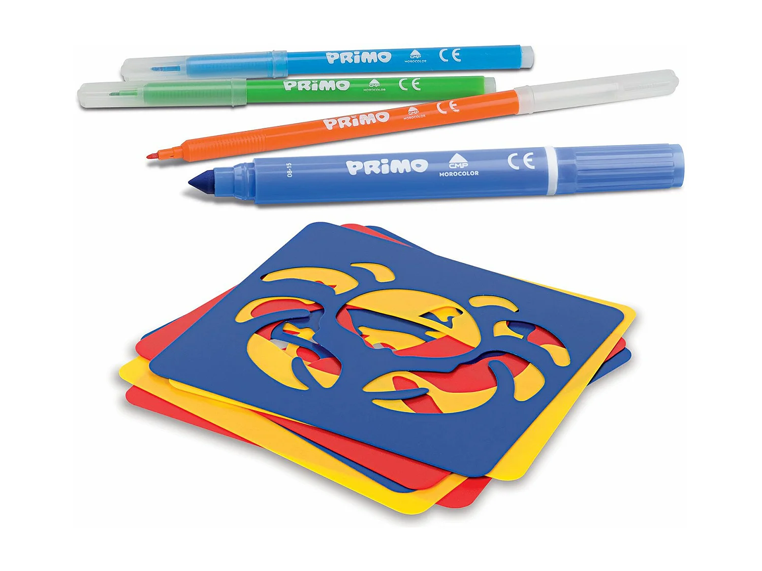 Seau de 36 gros feutres + 36 feutres pointe fine