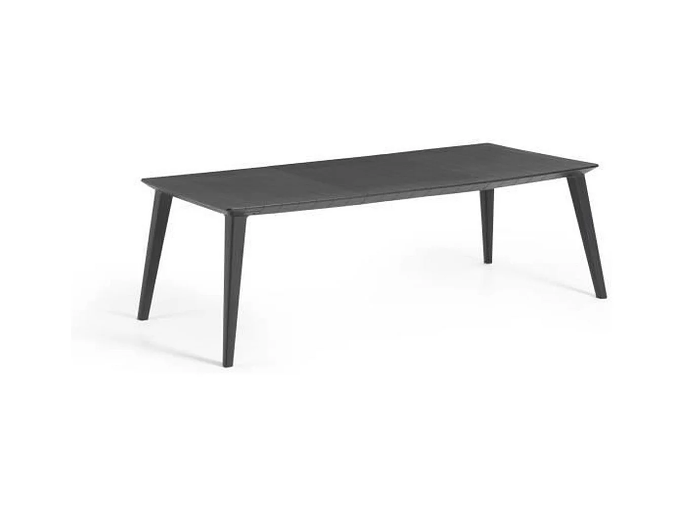 Table de jardin - rectangulaire - gris graphite - en résine - 8 a 10 personnes - Lima - Allibert by KETER